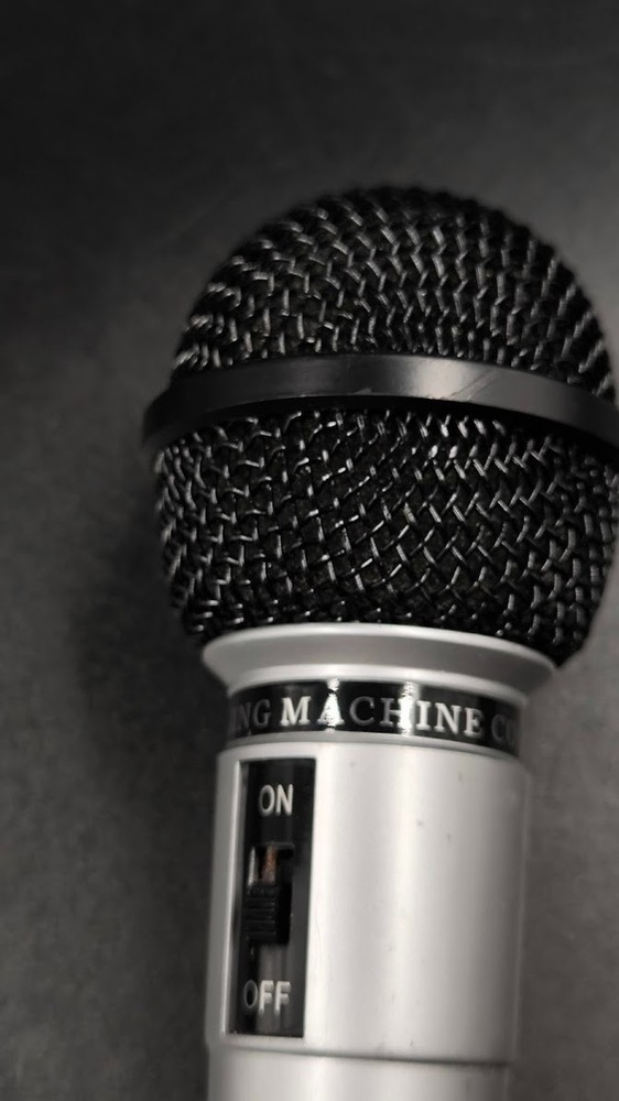 The Singing Machine Co Microphone Used Working Silver