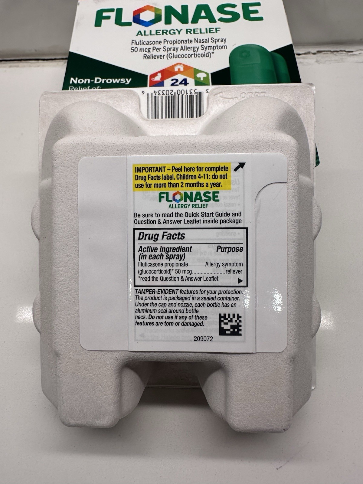 Lot Of 2 NEW Flonase Allergy Relief Nasal Twin Pack 144 Total Sprays Each 06/26