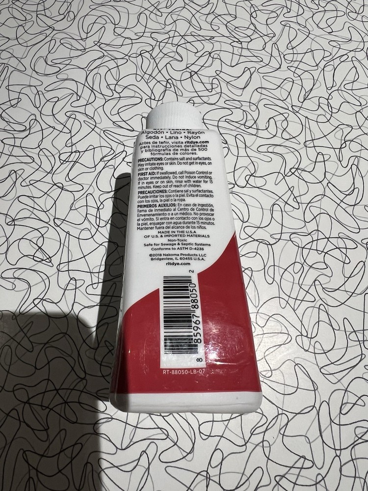 Rit Dye In Scarlet