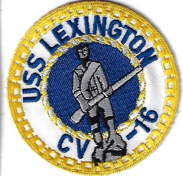 USS Lexington CV-16 Cloth Patch