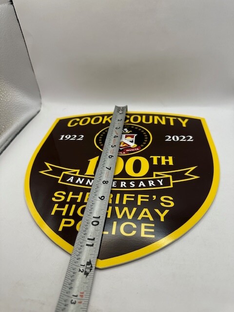 COOK COUNTY Sheriff's 100th Anniversary Highway Police Patch