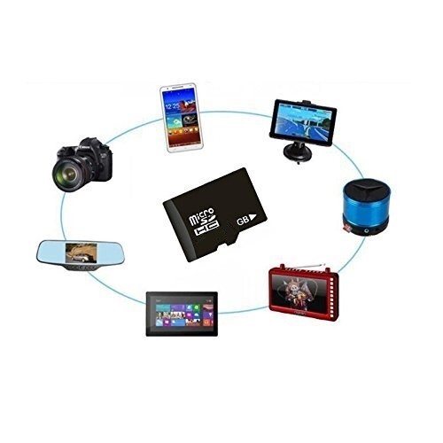 Micro SD Card microSDHC Memory Card with Adapter, Full HD Micro SD Card LOT