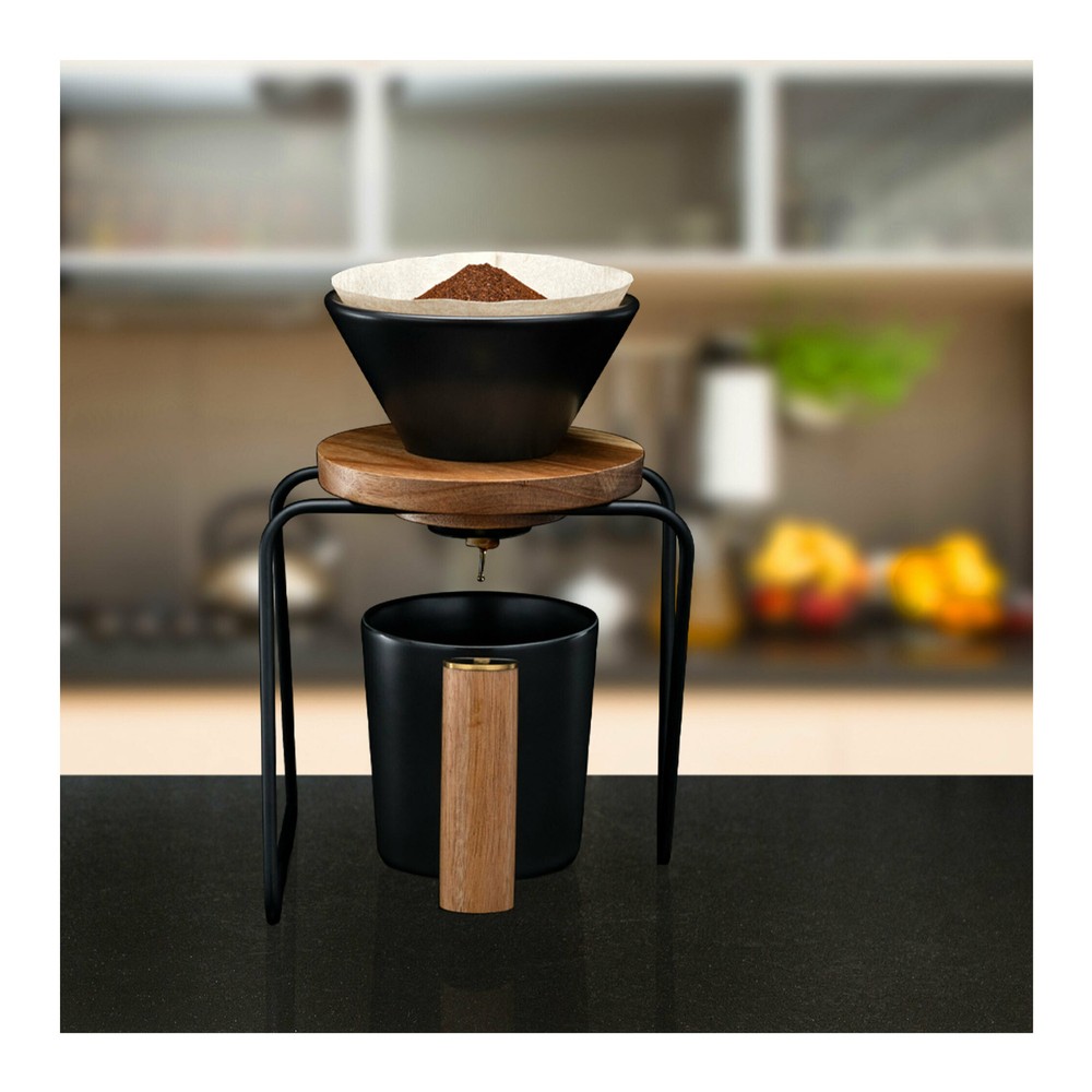 ChefWave Coffee Enthusiast Bundle Set Pour Over Coffee Maker Set with Coffee Mug