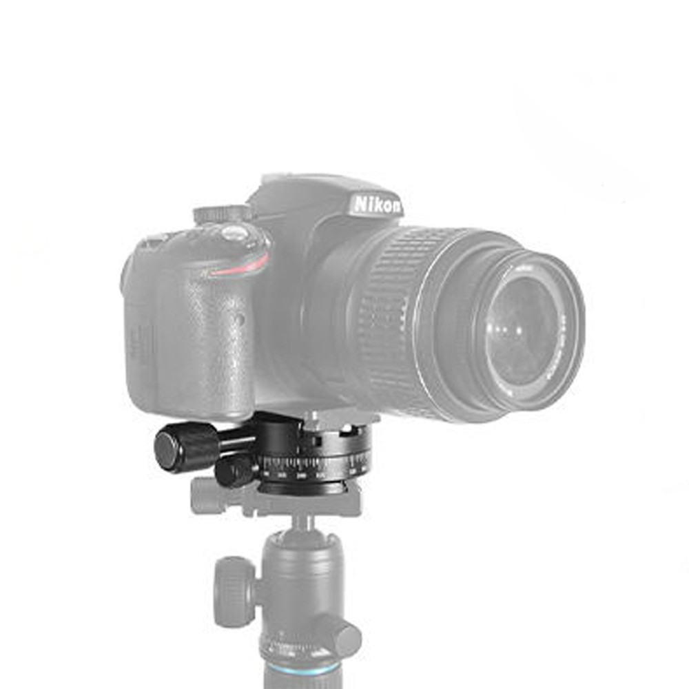 360° Panorama Quick Release Plate Clamp with Quick Release Plate for DSLR Camera