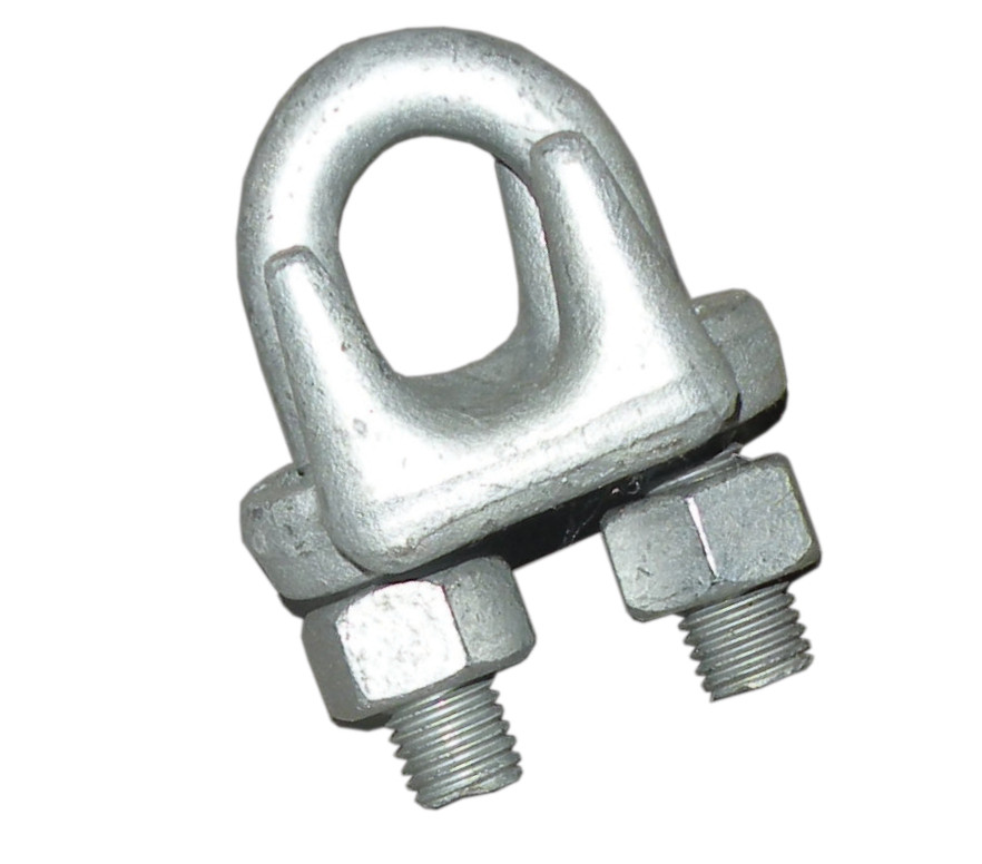 1/2" Drop Forged Heavy Duty Galvanized Wire Rope Clips (10-Pack)