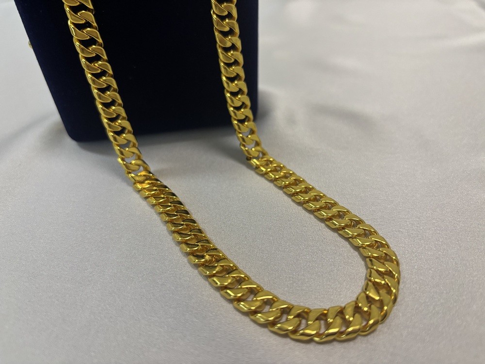 Pure 10K Yellow Gold Cuban Miami Style Link 10mm 23in 111g Chain Necklace