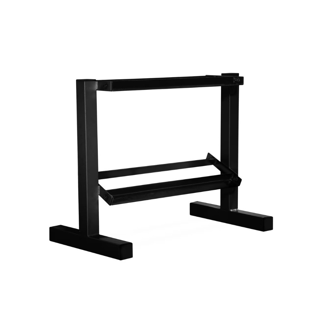 Pureformance by 24 in. Two-Tier Dumbbell Rack, Black