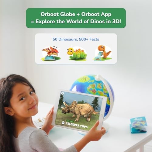 Orboot Dinosaur Toys - Interactive - 50 Dinosaurs - 500+ - Orboot App