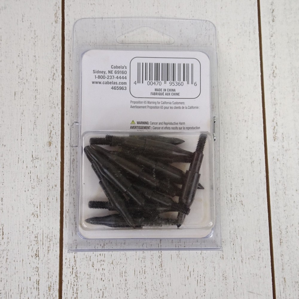 Cabela's 125-gr. 9/32" Diameter 3-D Field Points for Arrows 12 Points