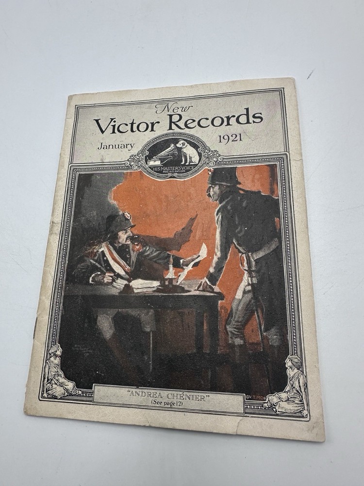 Original Victor Phonograph Record Catalog - January, 1921