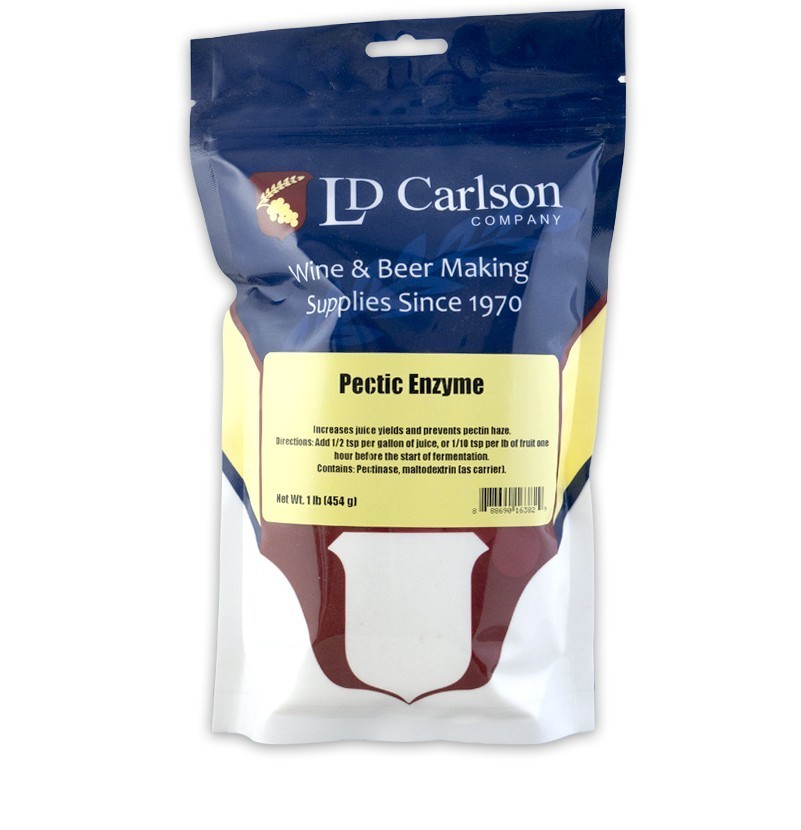 Pectic Enzyme by L.D. Carlson for Winemaking 3 Size Available