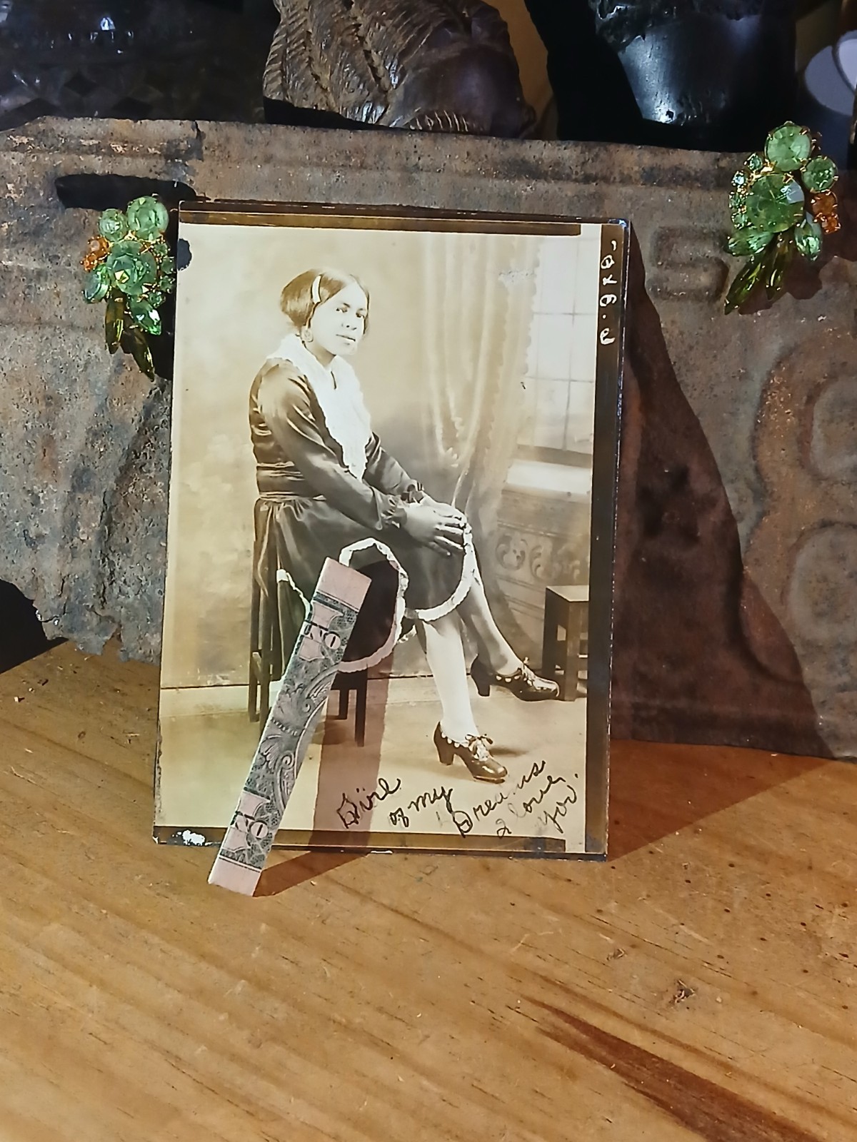 Antique African American* TEXAS COLLEGE STUDENT *HBCU * TYLER TEXAS