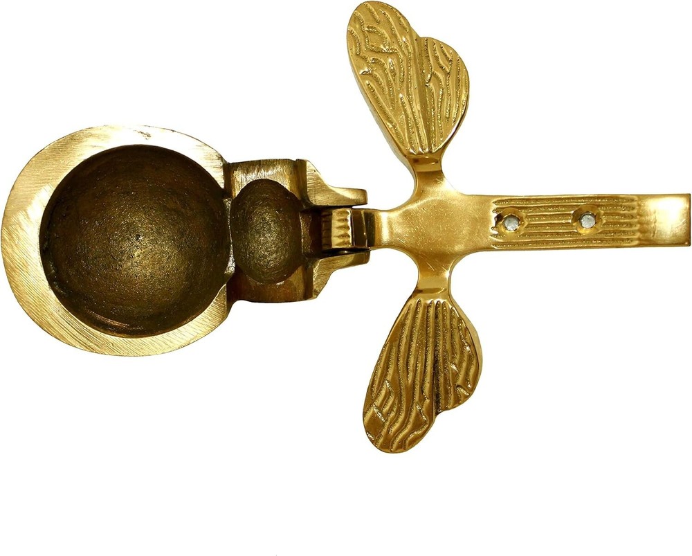 Solid Handmade Delightful Brass Bumblebee Door Knocker for Front Door