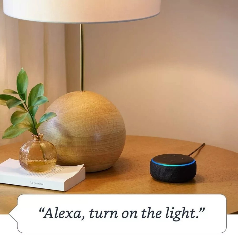 Echo Dot (3rd Gen) - Smart speaker with Alexa – Charcoal - Amazon Echo New
