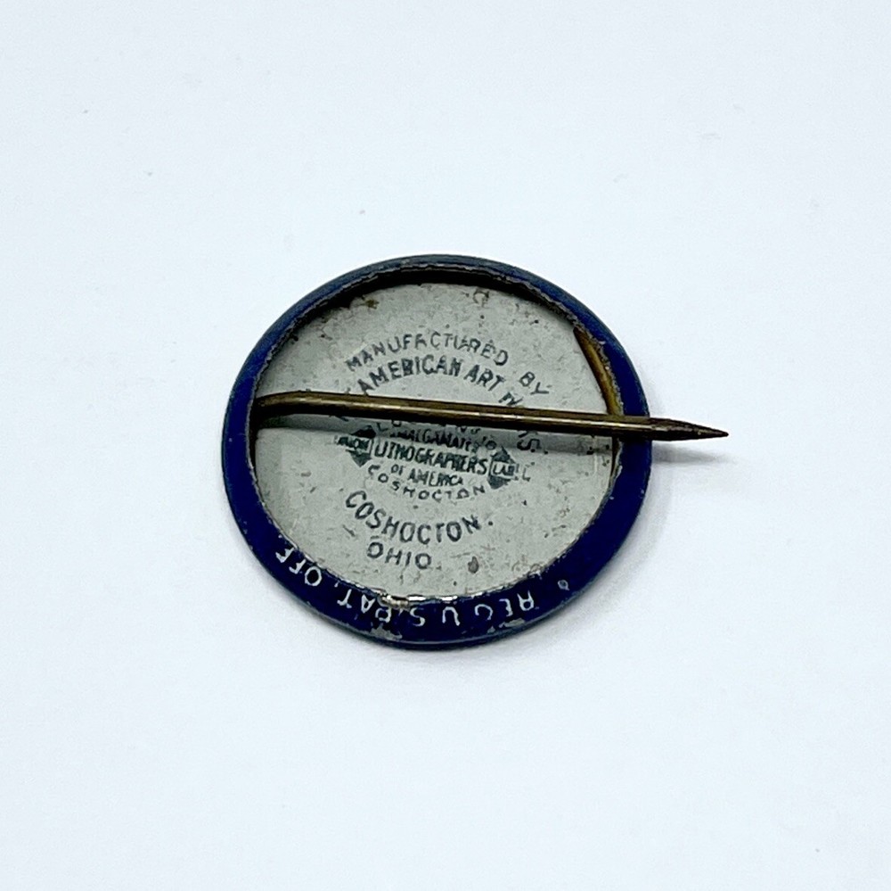 WWI Era 4th Liberty Loan Pinback Button Celluloid