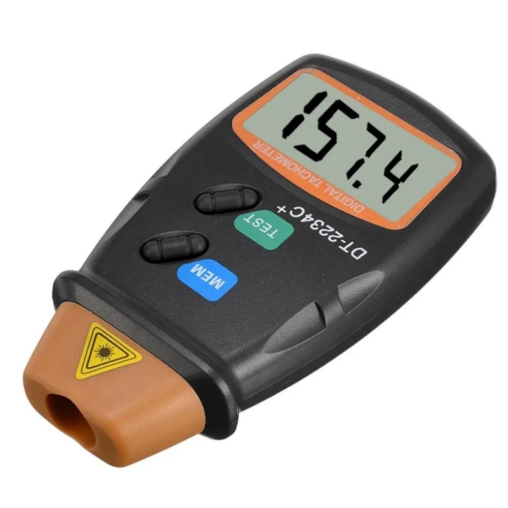 Non Contact Tachometer Digital for Motor RPM with Memory Function LCD Screen