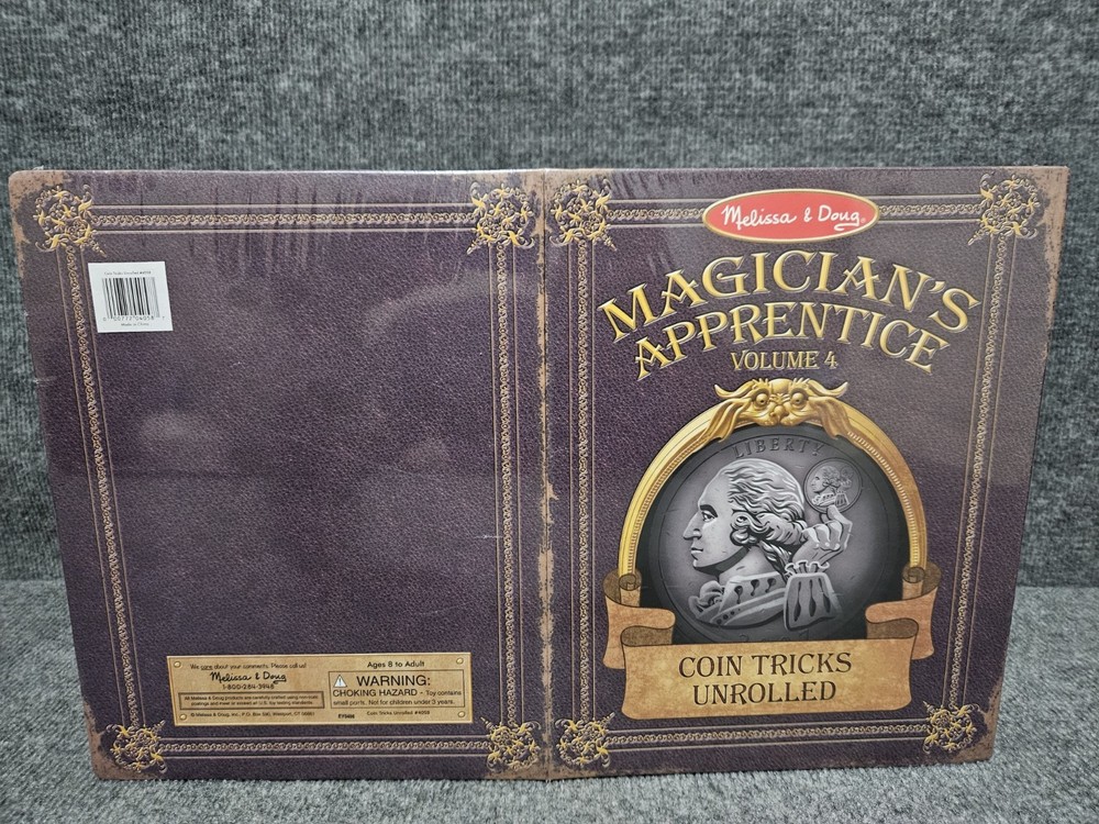Melissa & Doug Magicians Apprentice Volume 4 COIN TRICKS UNROLLED