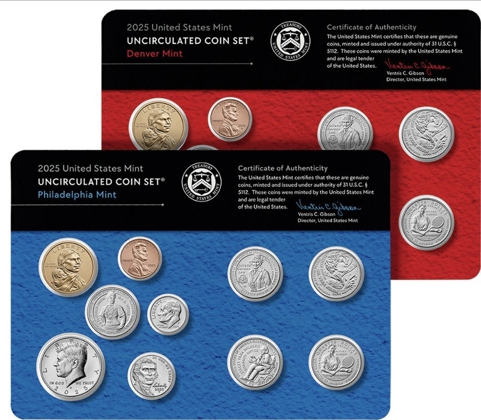 2025 US Uncirculated Mint set Philadelphia Denver 20 coins Last Penny (Ready)%
