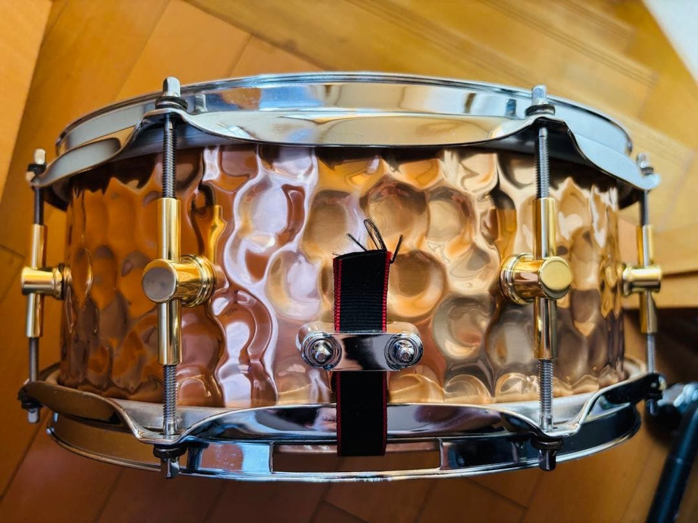 CANOPUS BZ Hammered Bronze Snare Drum 14×5.5