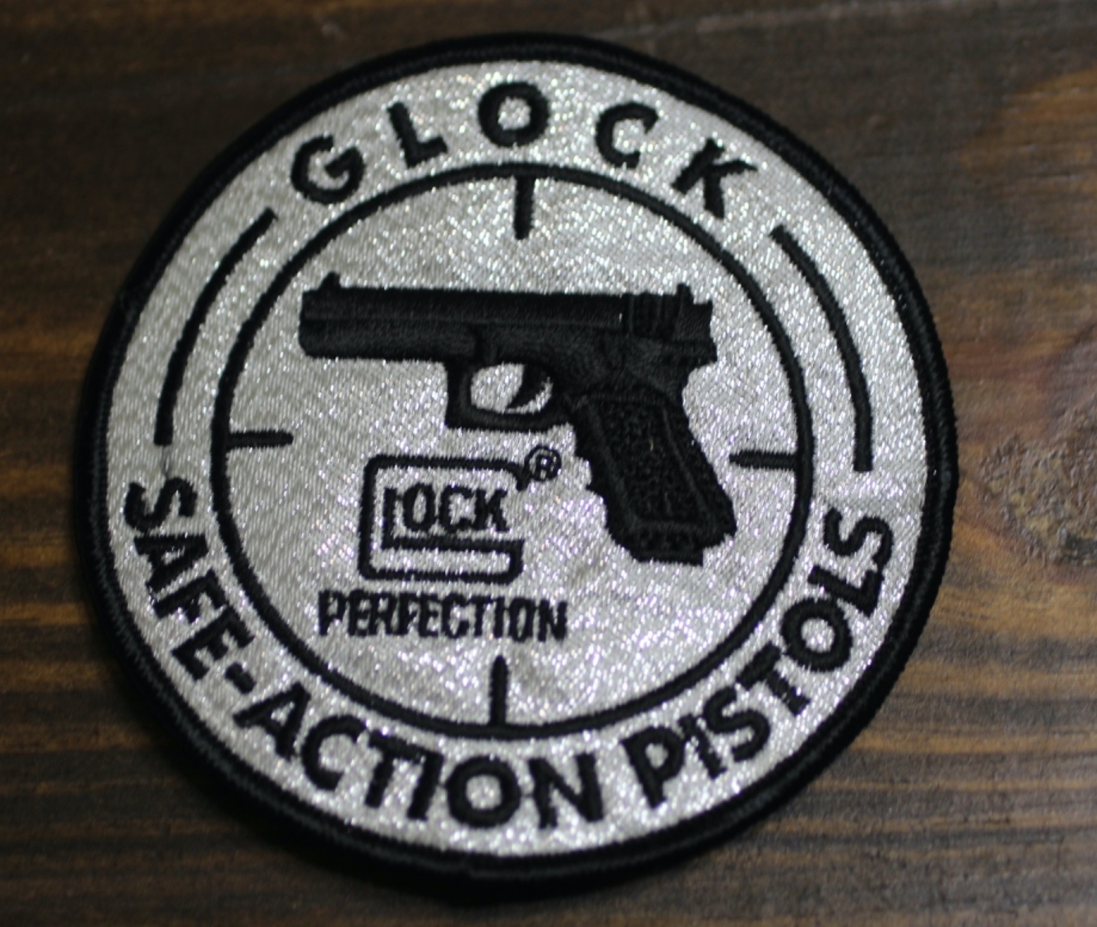 GLOCK Perfection Safe Action Pistols Embroidered Iron On Sew On Collectors Patch