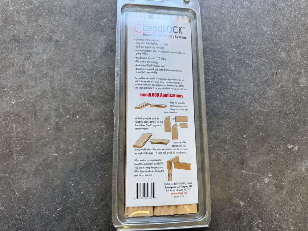 BeadLock Loose Tenon Joinery System