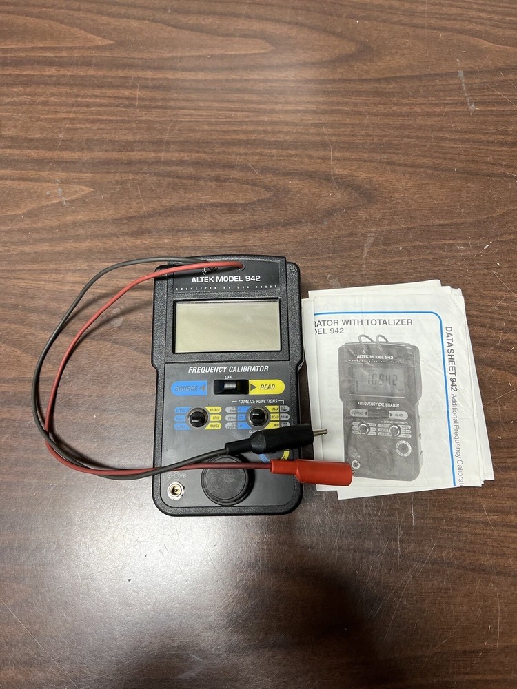 ALTEK MODEL 942 FREQUENCY CALIBRATOR *please Read Description*