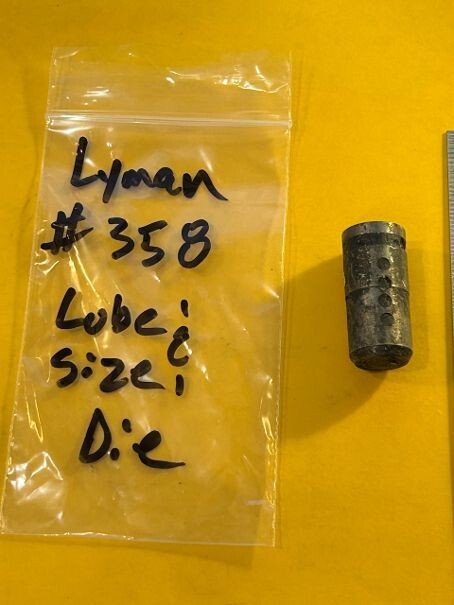Lyman #358 Lube & Size Die