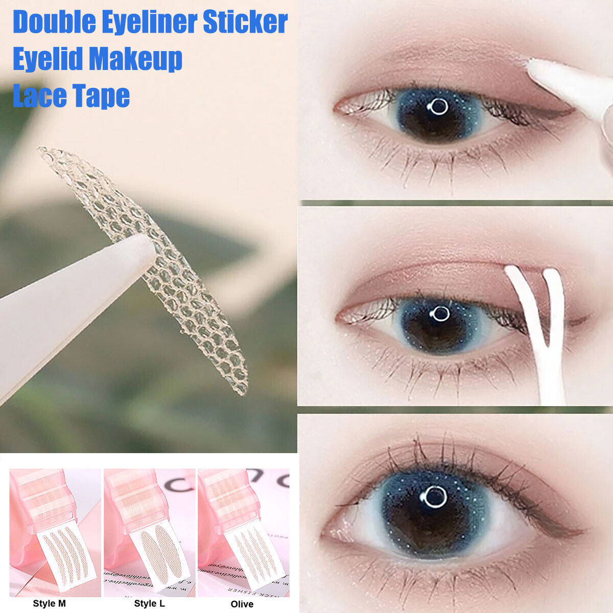 Double Eyelid Tape Invisible Adhesive Eye Lift Strips Makeup Lace Sticker 360pcs