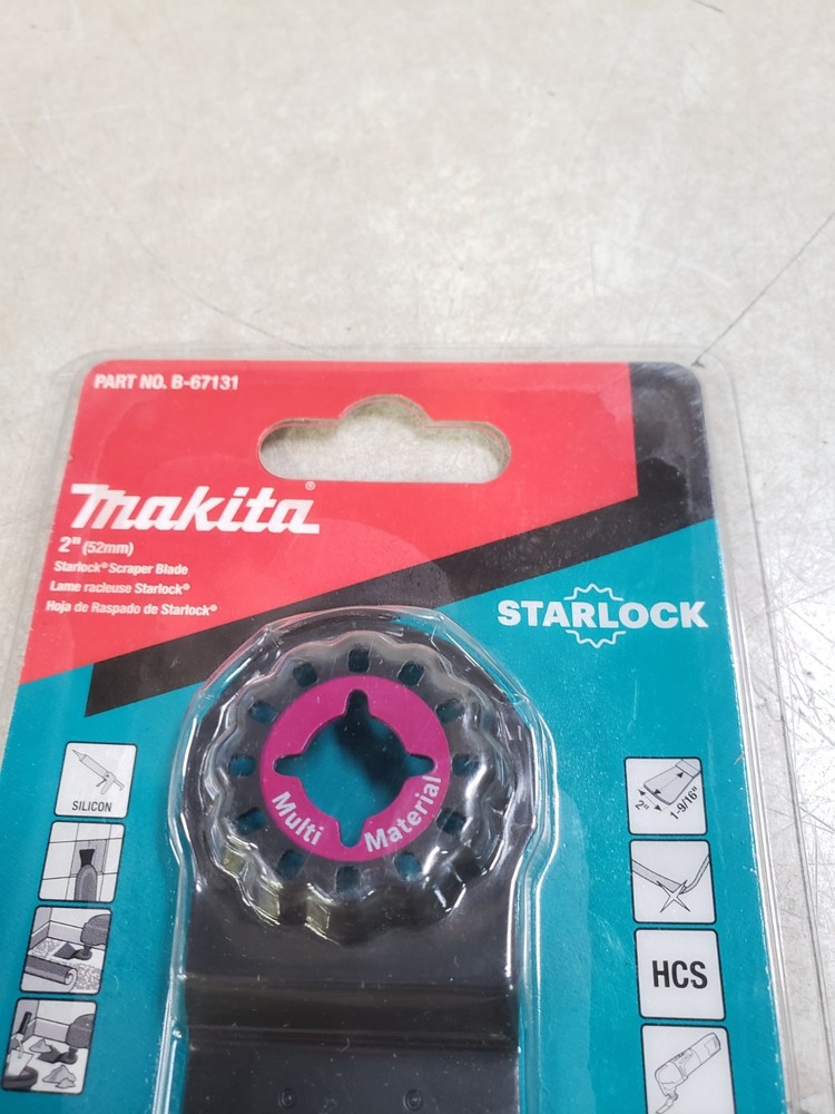 Makita B-67131 2" Starlock Scraper Blade Black
