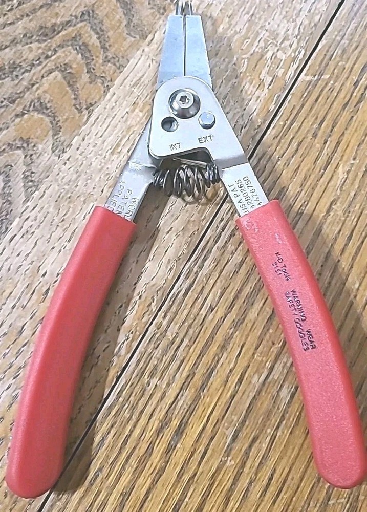 K-D Tools 3151 Convertible Internal & External Snap Ring Pliers, 8" Tool