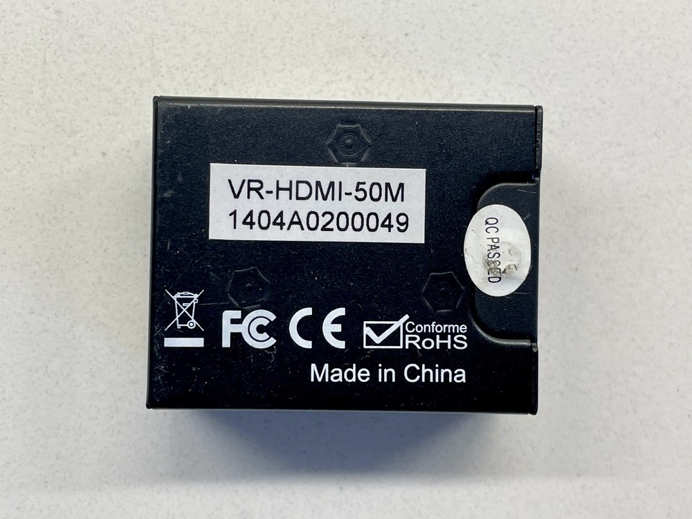 Black Box HDMI Repeater with 3D Support and Equalization - VR-HDMI-50M