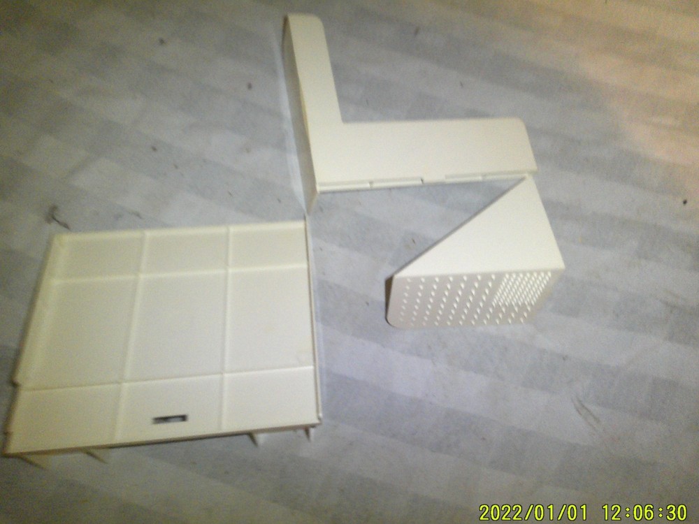 3 PLASTIC REPLACEMENT PIECES FOR RIVAL FOLD UP FOOD SLICER