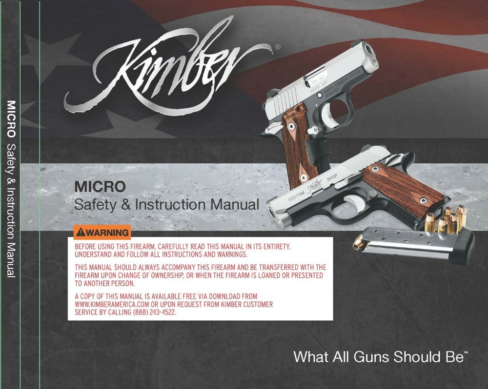 Kimber Micro Safety & Instruction Manual (81 pg)