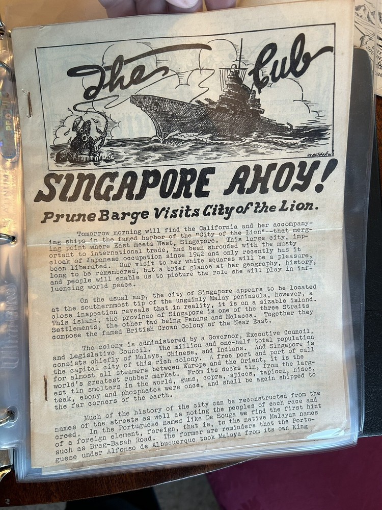 GREAT! WW2 USS California Sailor Group