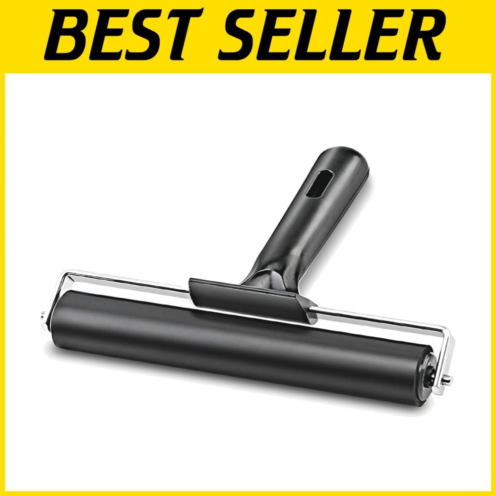 High-Quality 8" Rubber Roller for Construction Tools