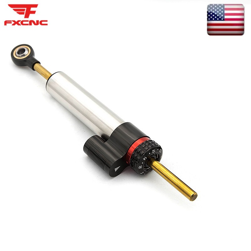Adjust Steering Damper Stabilizer & Mounting Bracket Kit For Ducati Monster 696