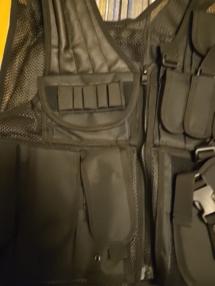 Black Tactical Vest NEW!!!