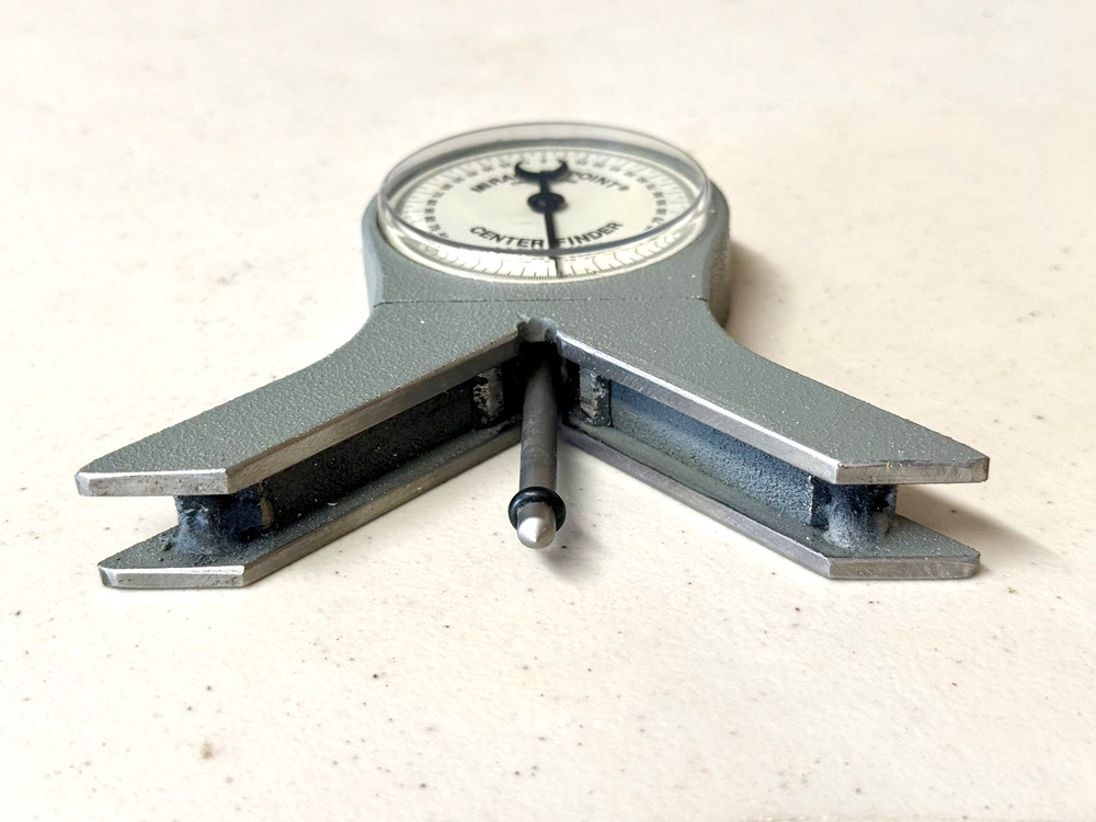 Erick Miracle Point #900 Centering Head Magnetic Protractor USA Angle Center