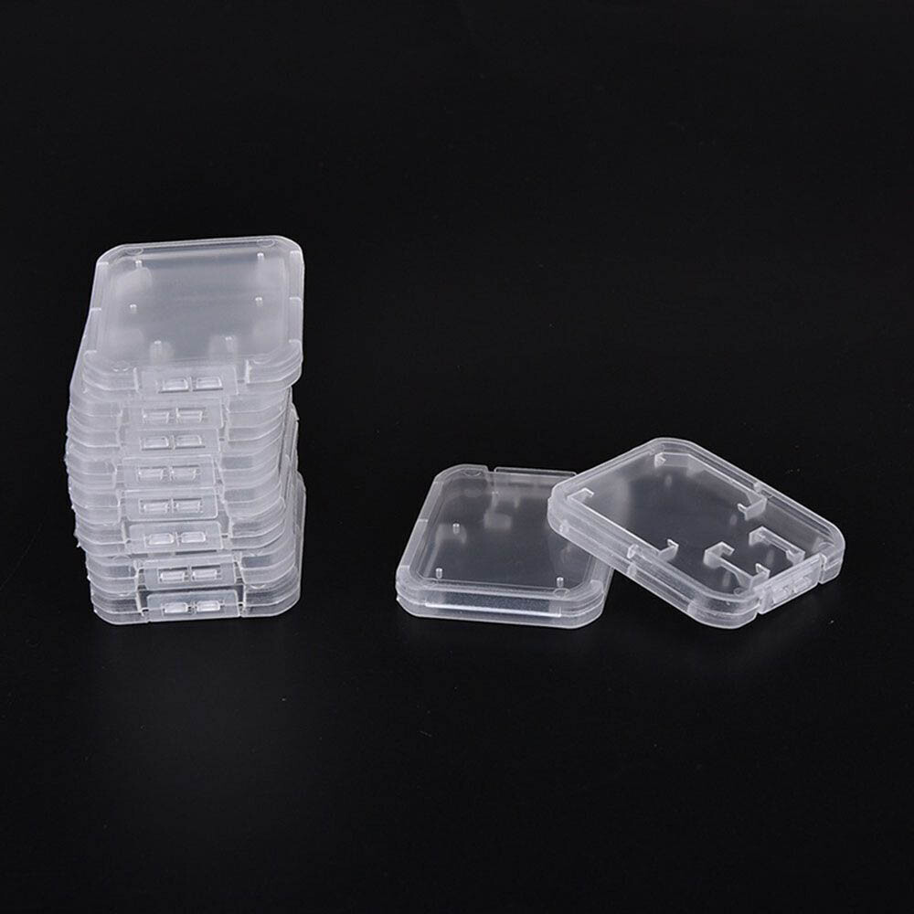 80 Pcs Case Holder for Micro SD SDHC Memory Card Box Storage Hard Plastic N865