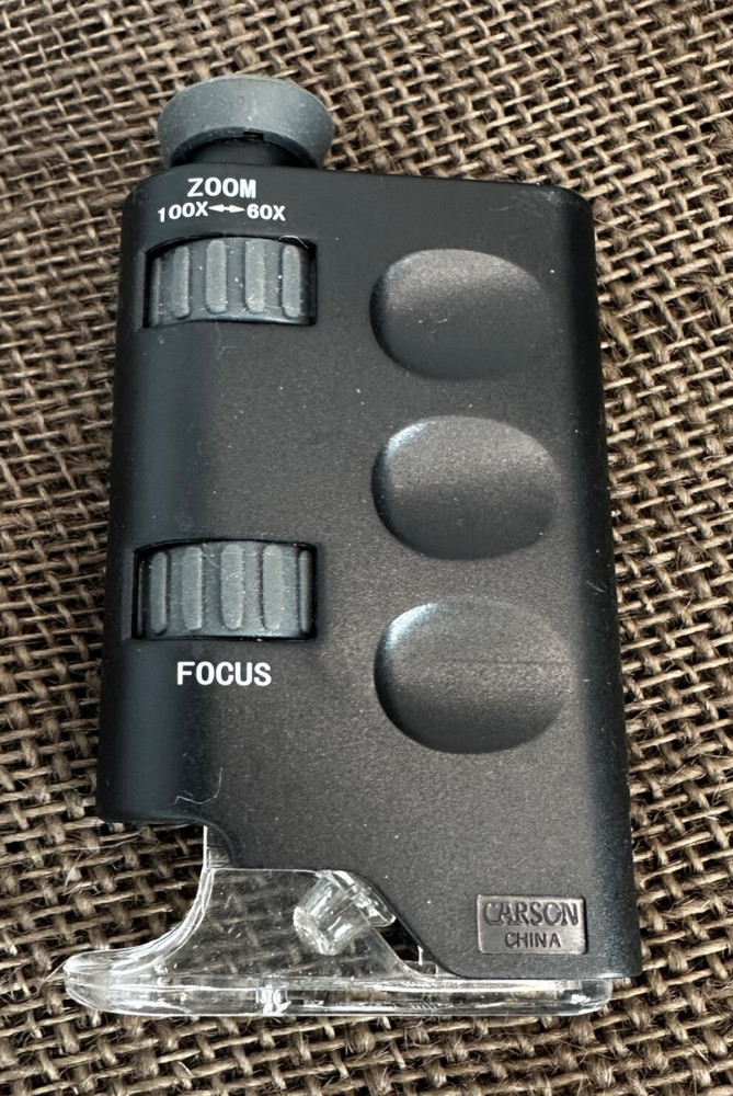 Carson MicroMax 60x-100x Pocket Microscope