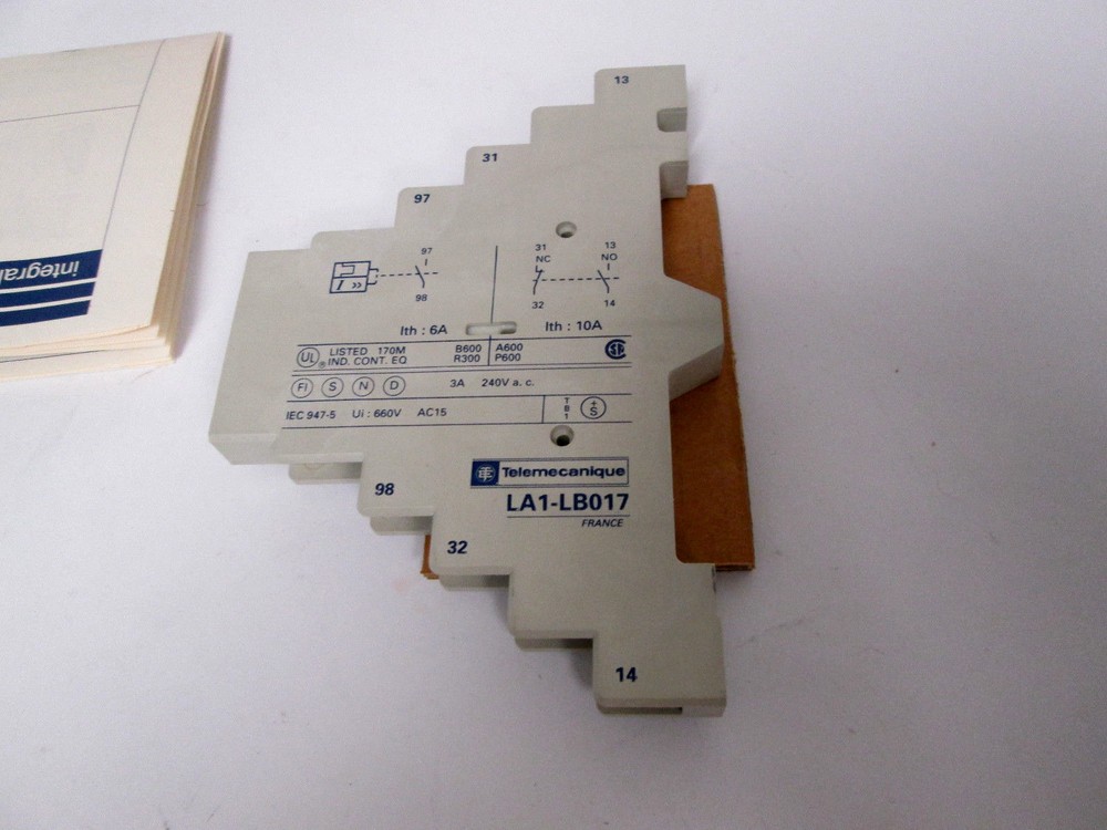 Telemecanique 4B935 Contact Aux Block