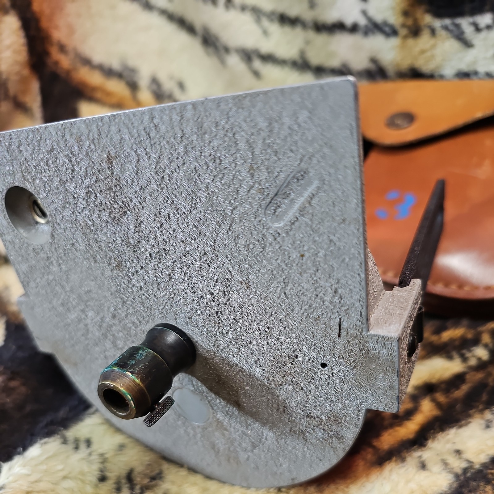 Vintage Antique Surveyors Compass Warren Knight Co Philadelphia PA W/pouch