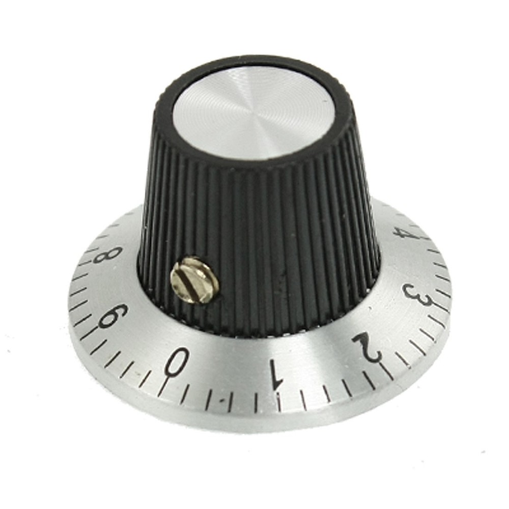0.236" 6mm Shaft Volume Control Rotary Potentiometer Knobs for Audio
