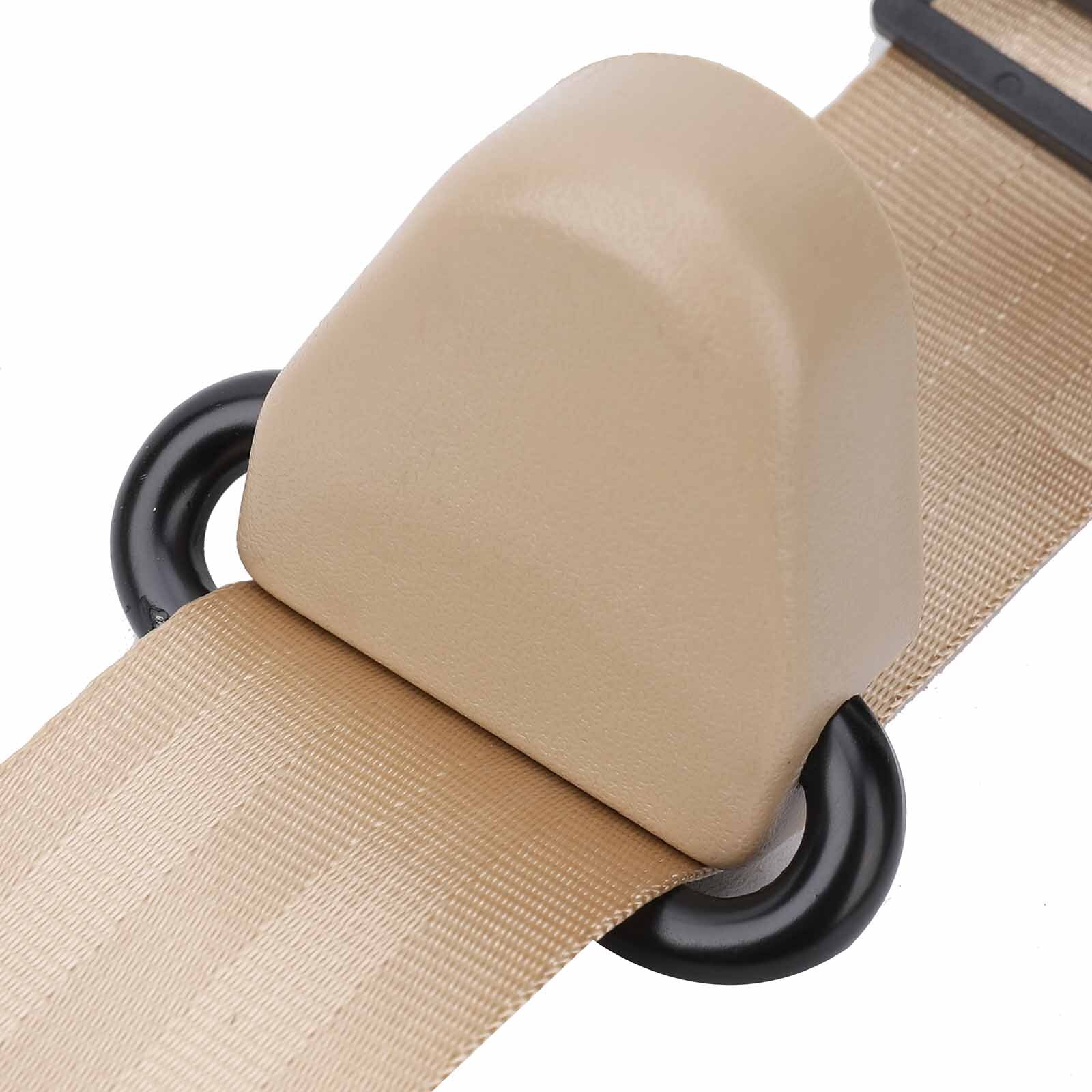 2 Set Retractable 3 Point Safety Car Seat Belt Vehicle Adjustable Belt Kit Strap