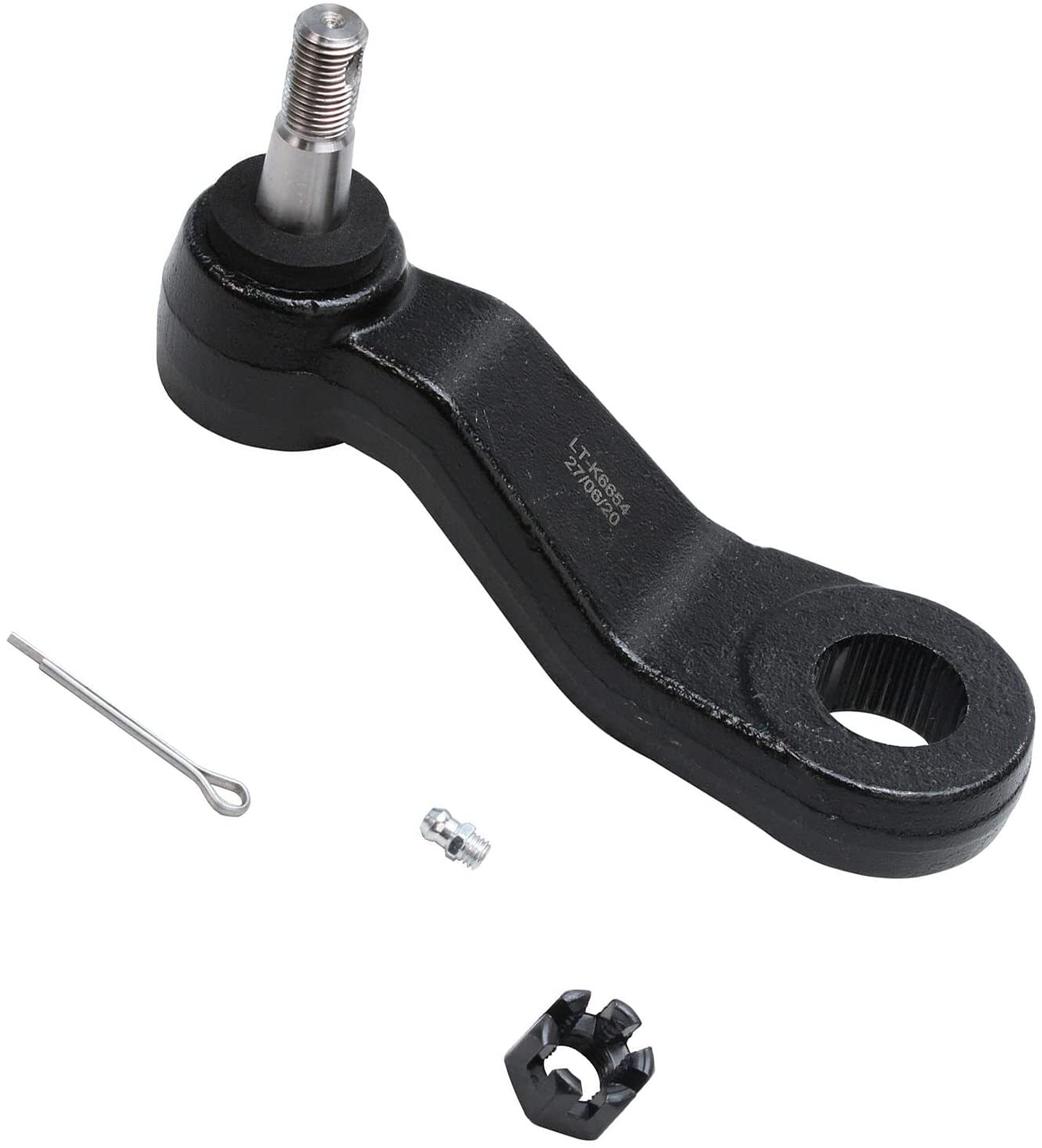 Front Inner Outer Tierod Idler 3-Groove Pitman Arm Kit for Chevy Silverado HD