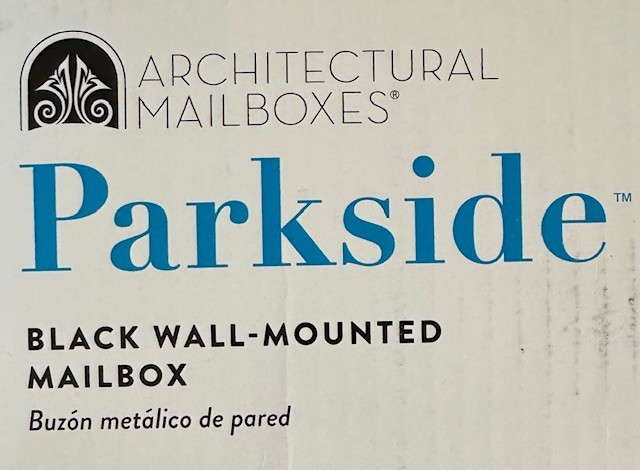 Architectural Mailboxes Parkside Wall-Mounted Mailbox Black Ships FREE in the US