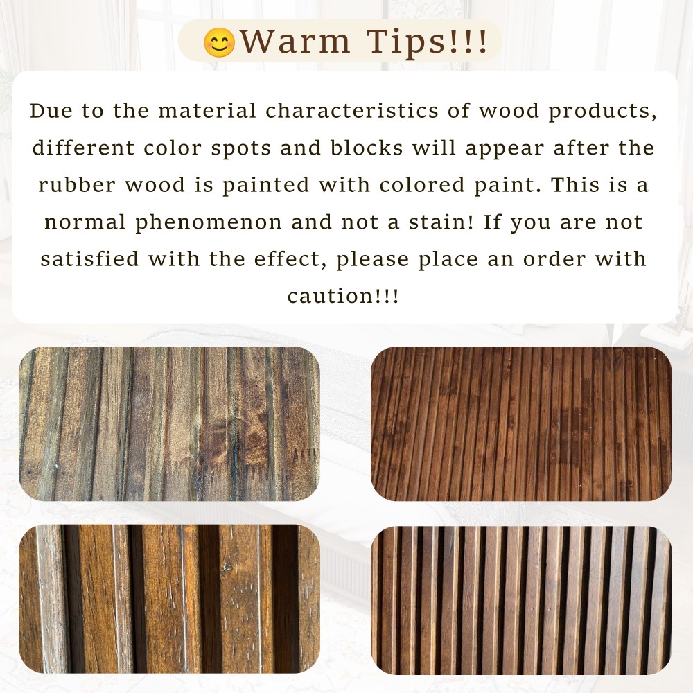 King Platform Bed Frame w/ Solid Wood Headboard, Easy Assembly