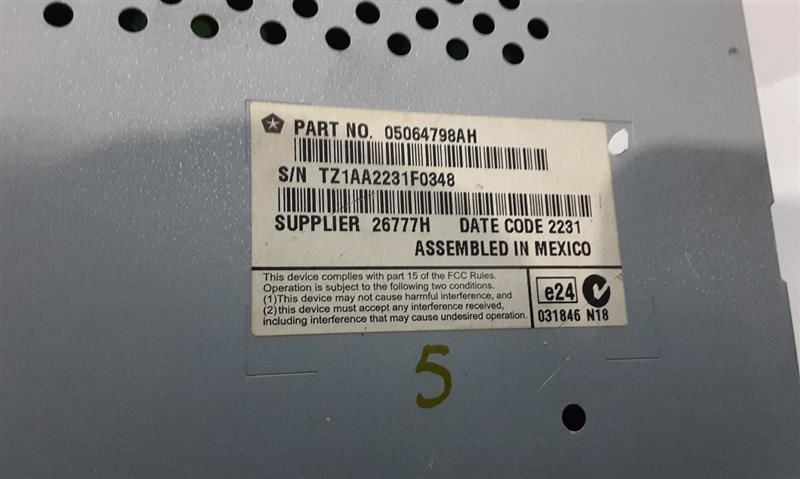 2011-2014 Chrysler 300 Dash 8.4" Display Screen