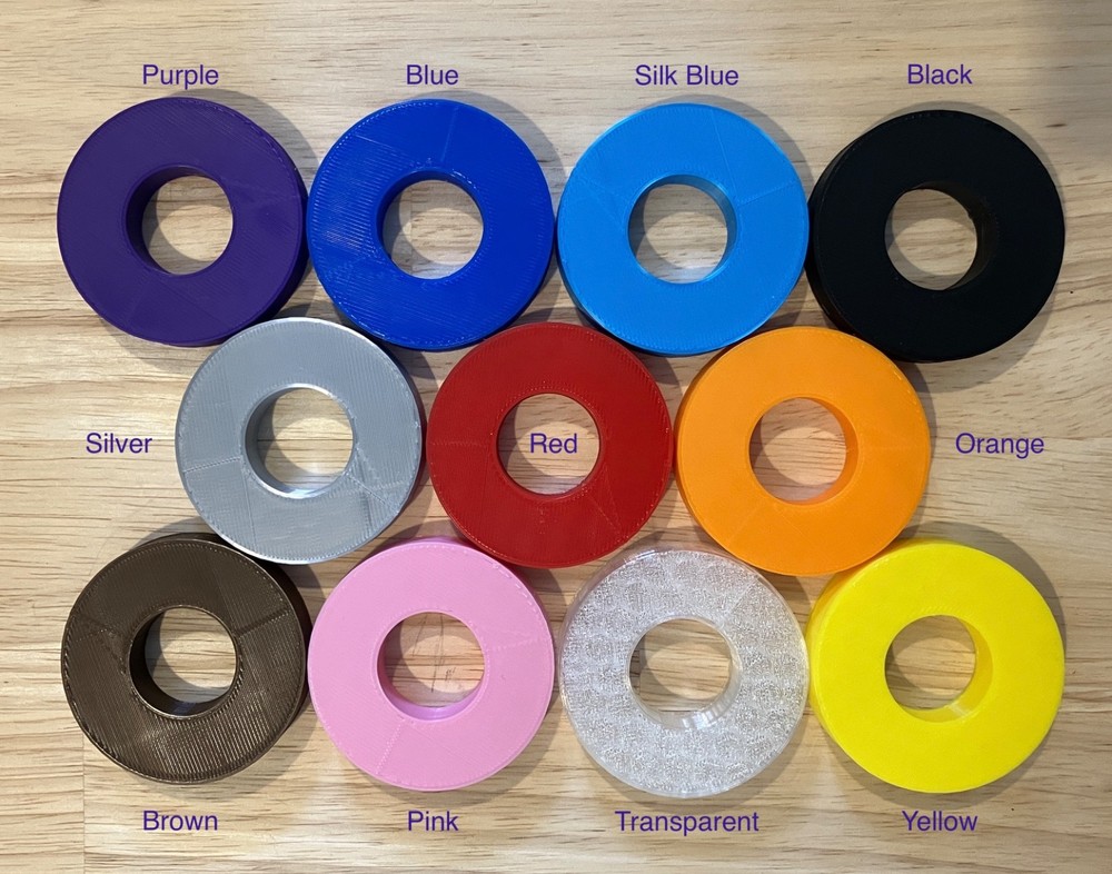 3D Printer Filament Spool Roller Holder Custom Design * Multiple Color Options *