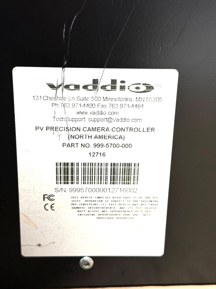 Vaddio Production VIEW Precision Camera Controller 999-5700-000